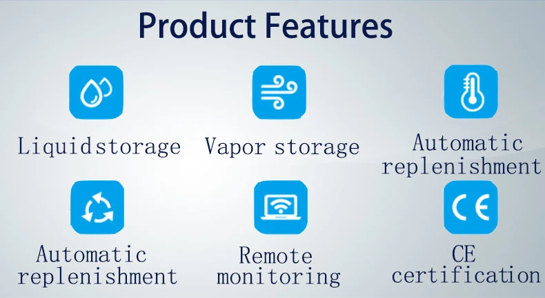 Large-Caliber Liquid Nitrogen Tank Liquid Ydd-1800-Vs/PT Nitrogen Storage System