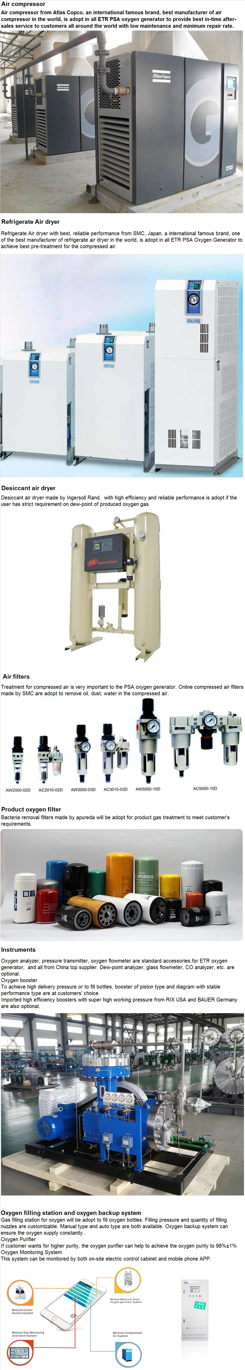 Zeolite Molecular Sieve Psa Oxygen Generator for Hospital Room