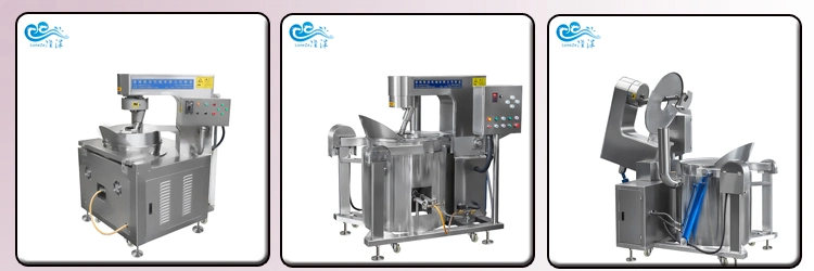 High Productivity Industrial Electric Chocolate Popcorn Making Gas Machine Caramel Popcorn Machine Big Approved Ce Approved