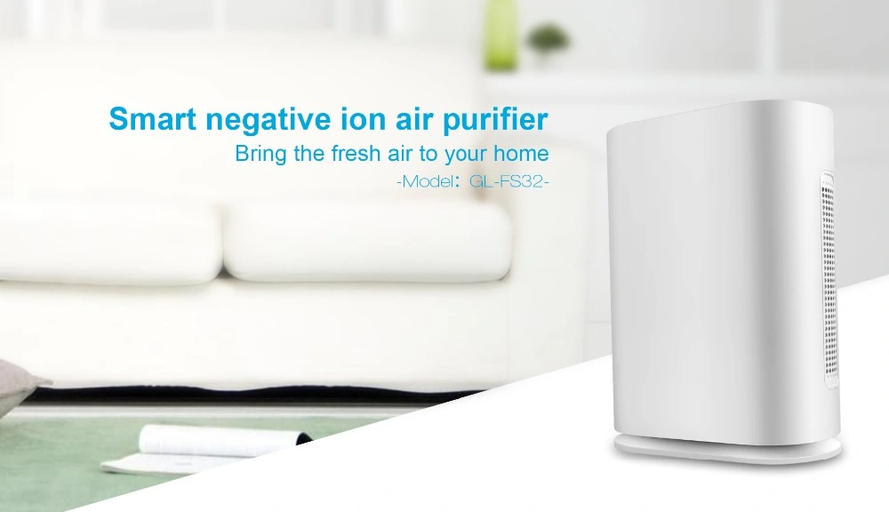 Ionizer Air Cleaner Ozone Sterilization HEPA Filter Hone Air Purifier
