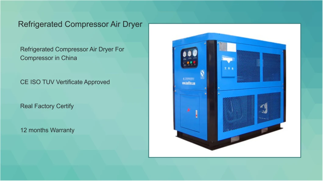 Refrigerant R22A R134A R410 Dryer Refrigerated Air Dryer for Mikovs Air Compressors