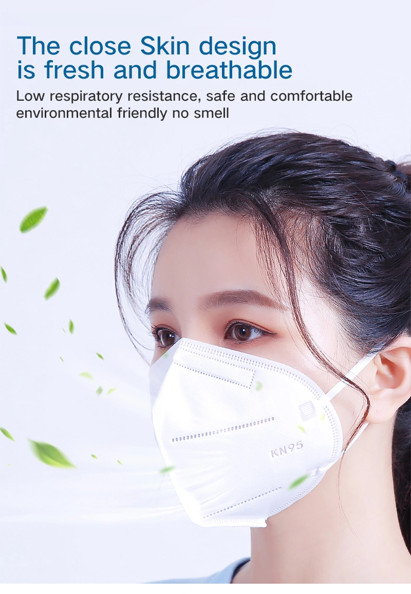 Factory Stock Reusable Kn95/N95 Dust Filtering Bacteria Mask Protective Non Woven Face Mask