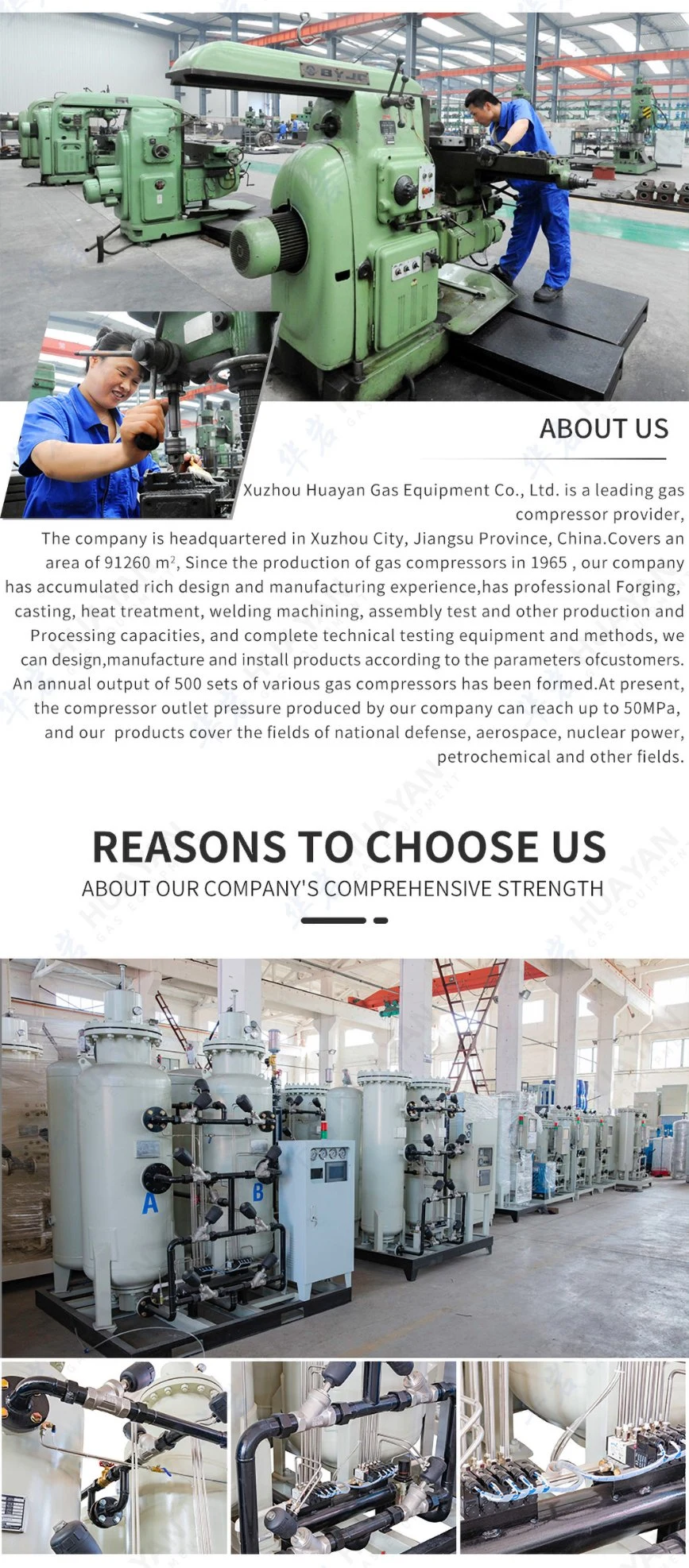 Hyo-15 Industrial High Efficiency Oxygen Machine Psa O2 Plant Oxygen Generator