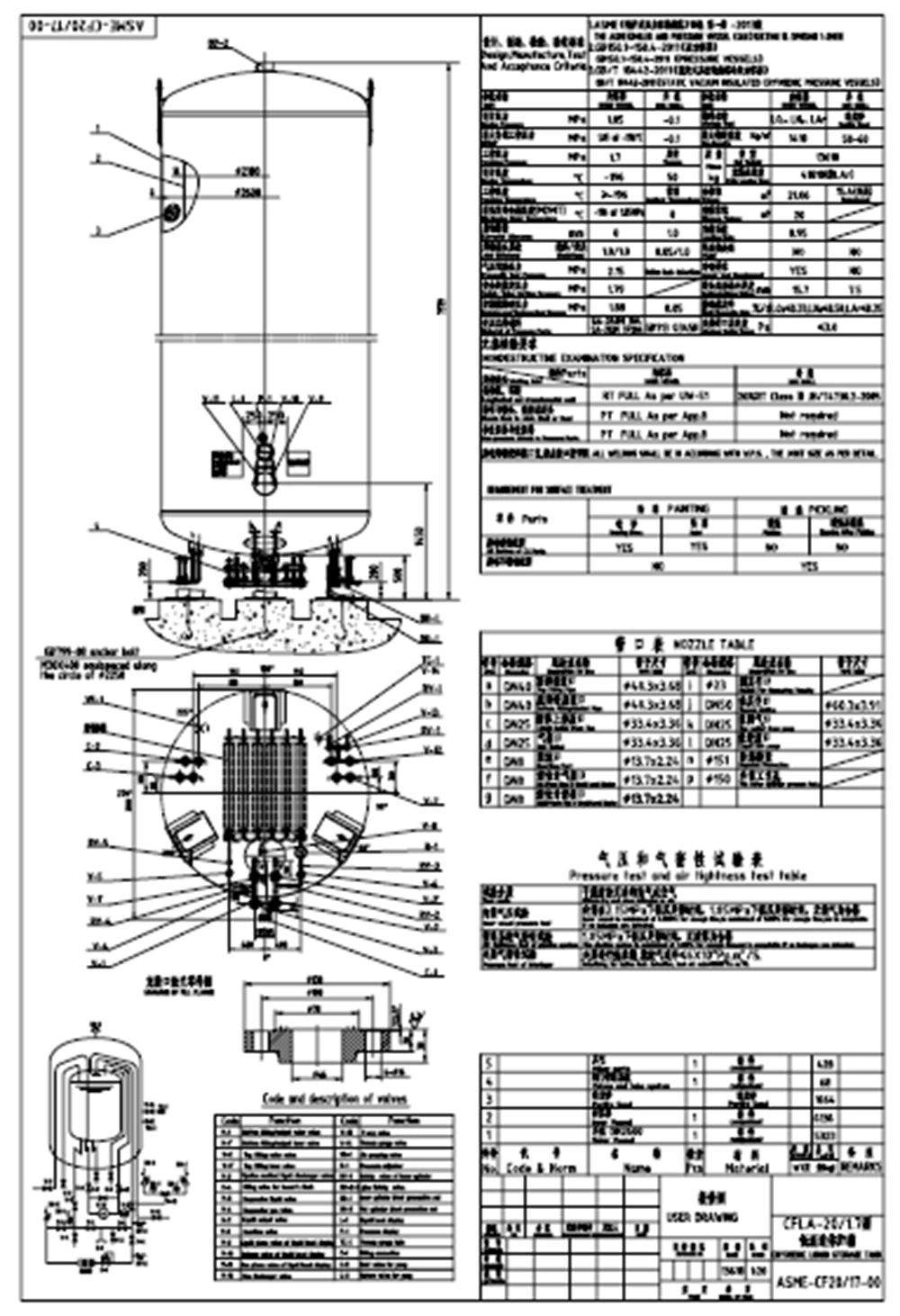 2018 Air Separation Plant Asu Cryogenic Tank