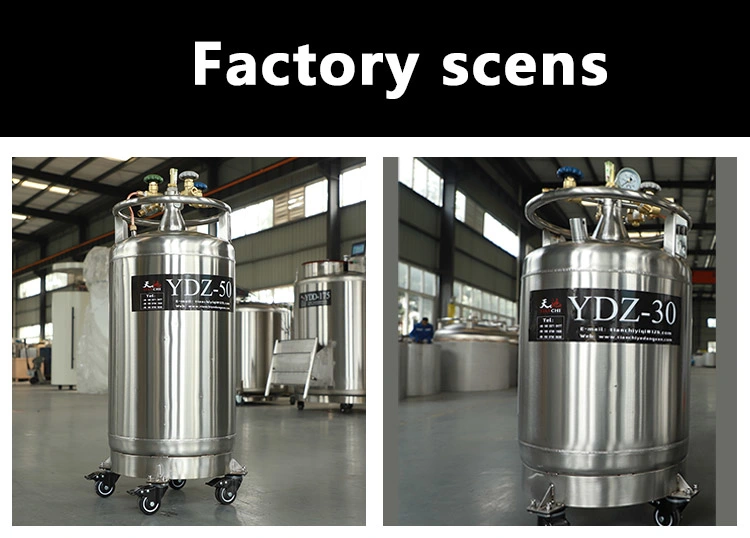 Customized 400L Ydz-400 Liquid Nitrogen Storage Tank Liquid Nitrogen Tank Price