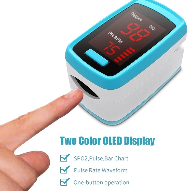 Wholesale Blood Oxygen Saturation OLED Display Fingertip Clip Blood Oxygen Testing Device