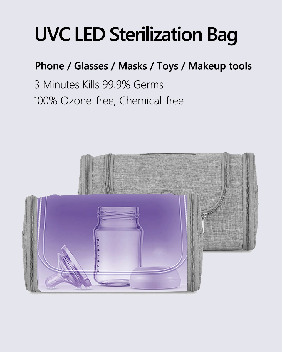 UVC LED Sterilization Bag Sanitation Sterilization UV Sterilizer Bag Disinfection Bag