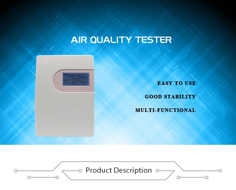 CO2 Temperature Humidity Sensors Air Pollution Monitoring Voc Air Quality Detector