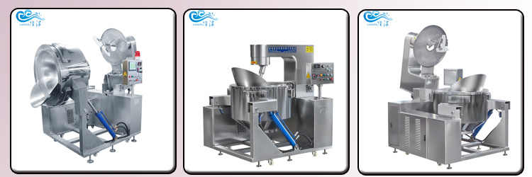 Stainless Steel Industrial Gas Electric Popcorn Processing Machine Popcorn Making Machine with Mixer on Hot Sale