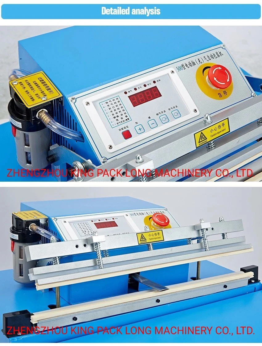 Vacuum Nitrogen Gas Flushing Sealing Machine, External Gas Flushing Nitrogen Vacuum Sealer