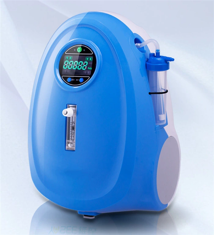 5L Oxygen Concentrator Medical Nebulizer Oxygen Concentrator Oxygen Breathing with 93% High Purity, Low Purity Alarm