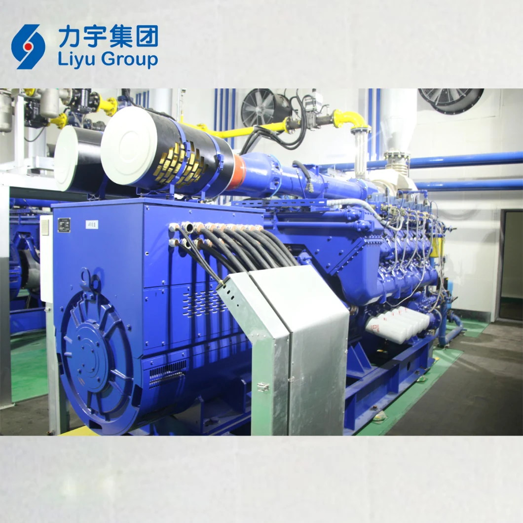 Liyu Gas Power 1500kw High Efficiency Low Voltage 400V Natural Gas Generating Sets