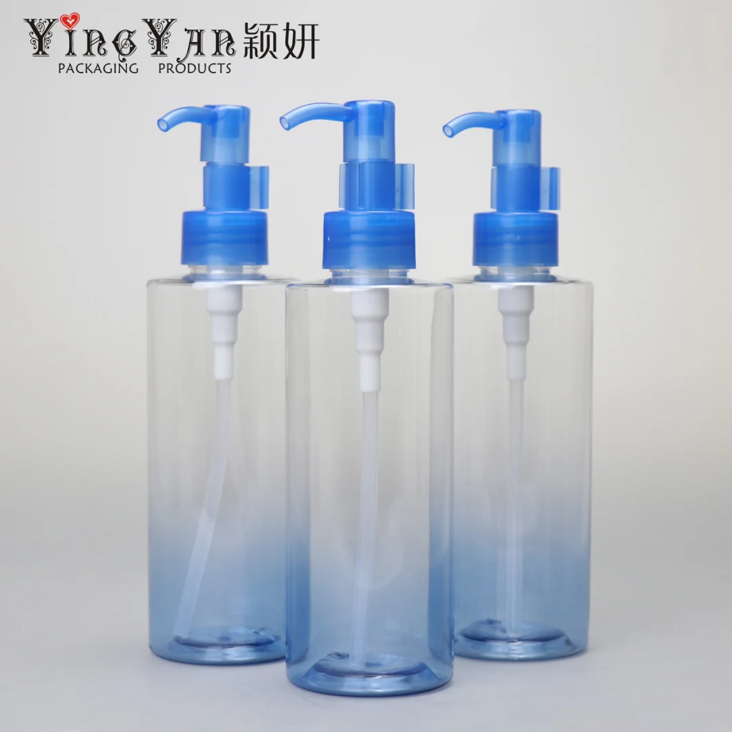 200ml Pet Plastic Remover Bottle Pet Jar with Oil Pump for Cosmetic Packing