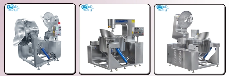 High Productivity Industrial Electric Chocolate Popcorn Making Gas Machine Caramel Popcorn Machine Big Approved Ce Approved