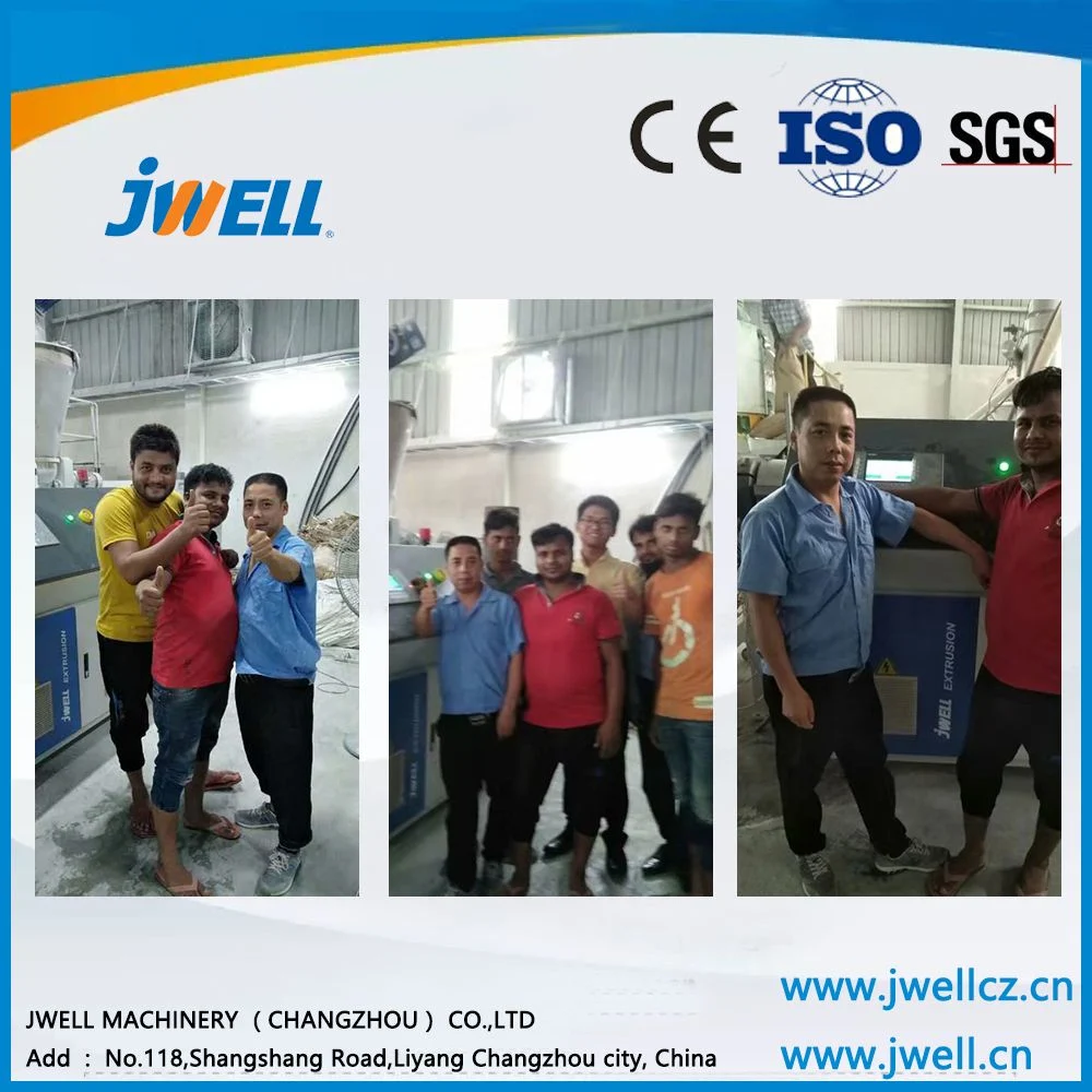 Made by Jwell Plastic Recycling Pipe Machine HDPE/PVC/PPR/Mpp Water Gas Supply Plastic Machine