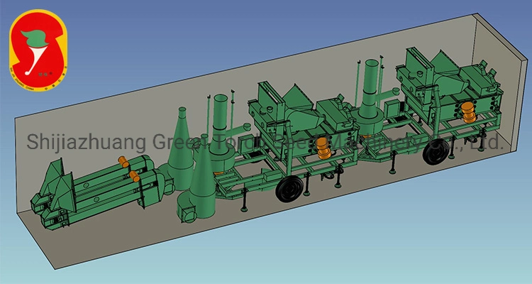 3-10t/H Combined Paddy Awn Separating and Air Screen Cleaning Plant