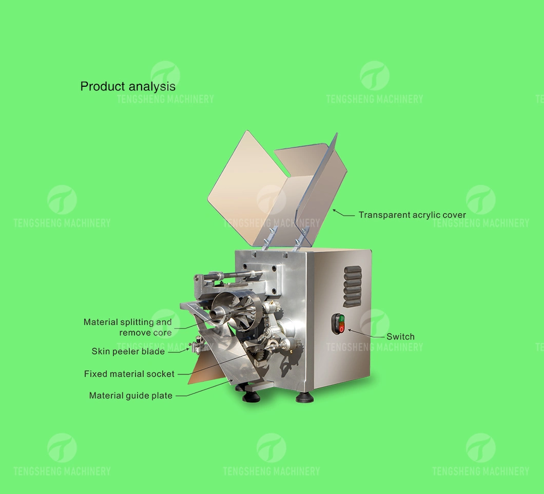 Automatic Apple Peeling Coring Cutting Machine Apple Peeling and Pitting Machine Separating Machine (TS-P50)