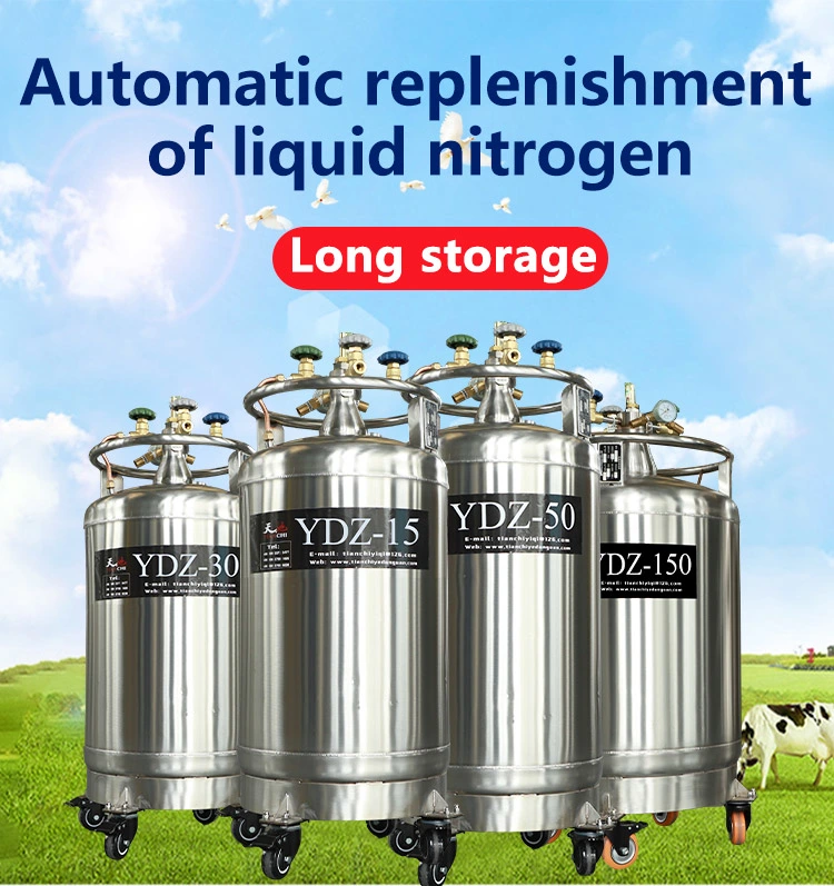 Customized 400L Ydz-400 Liquid Nitrogen Storage Tank Liquid Nitrogen Tank Price