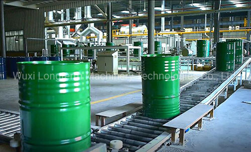 High Efficiency Steel/Oil Drum Painting Line, Cost-Effective Oil Barrel Painting System