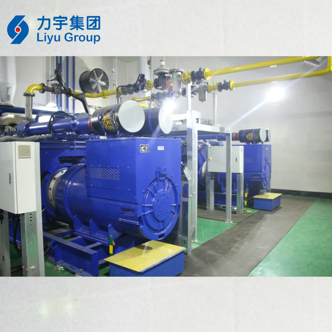 Liyu Gas Power 1500kw High Efficiency Low Voltage 400V Natural Gas Generating Sets