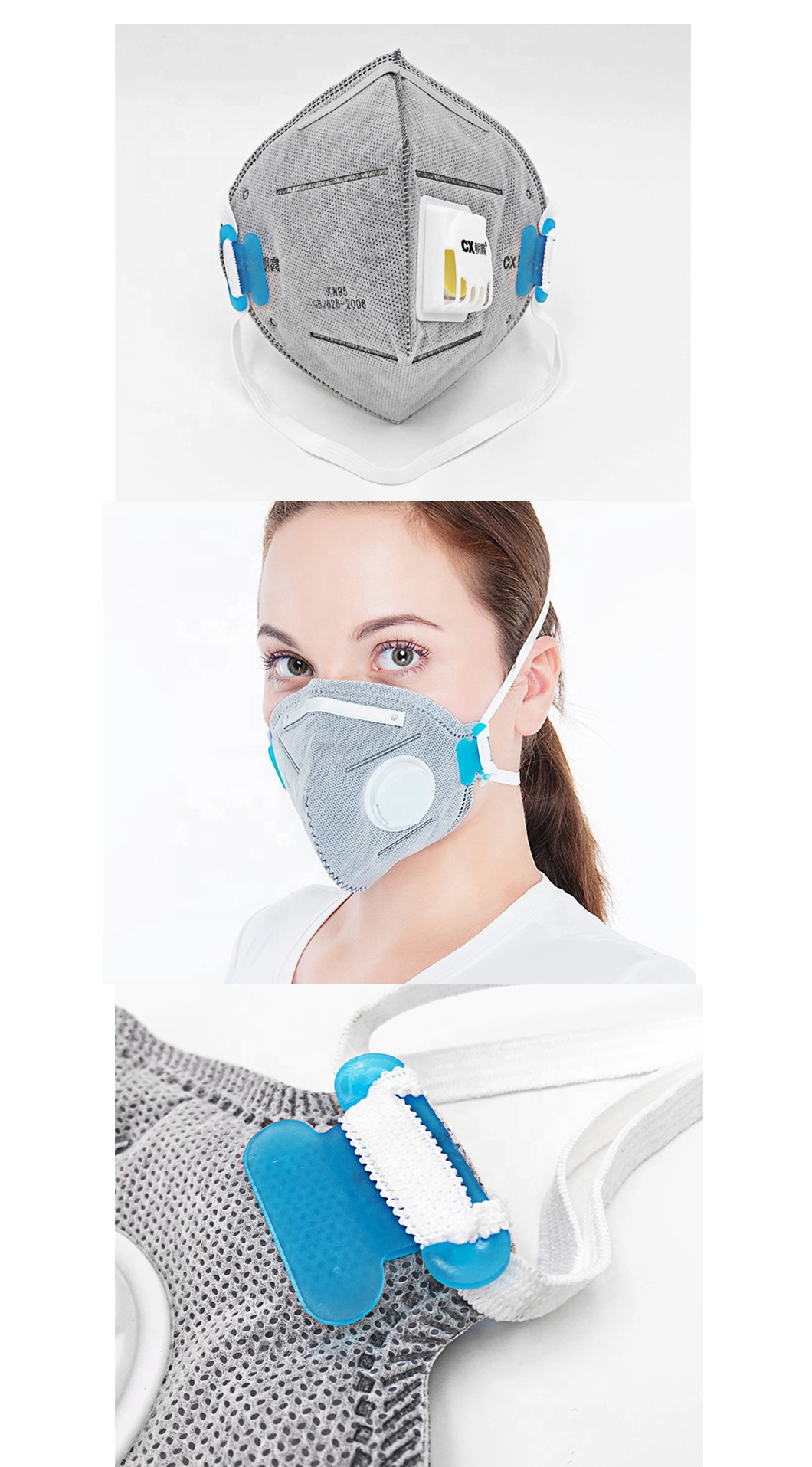 FFP2-Adult Foldable Mask with Valve From Chinese Supplier