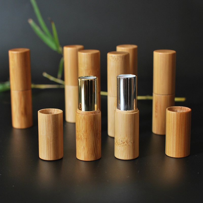 Bamboo Lipstick Tube Wooden Lipstick Container