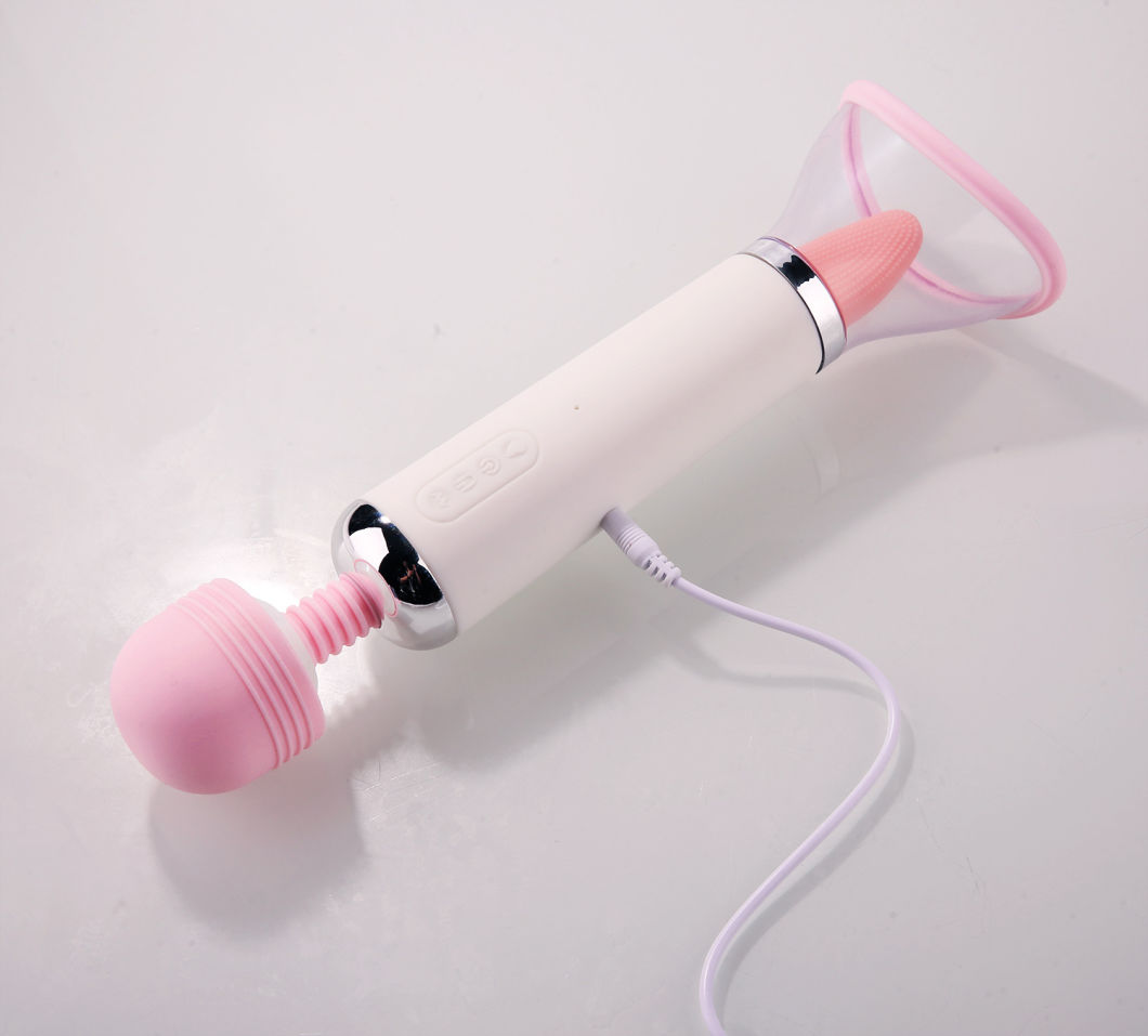 Nipple Sucking Clitoral Stimulator Licking Tongue Vibrating Sucker Vibrator Sex Toy for Women