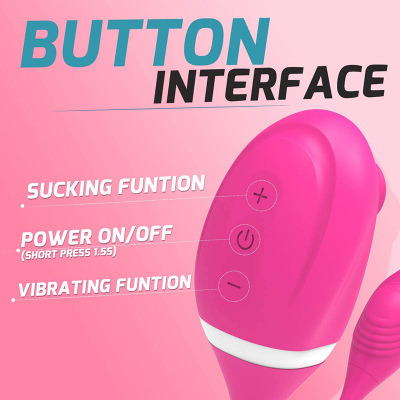 Clitoral Sucking Rose Vibrator Clit Erotic Sucking Jump-Egg Sex Toys Supplier Woman Oral Sex Vibrator