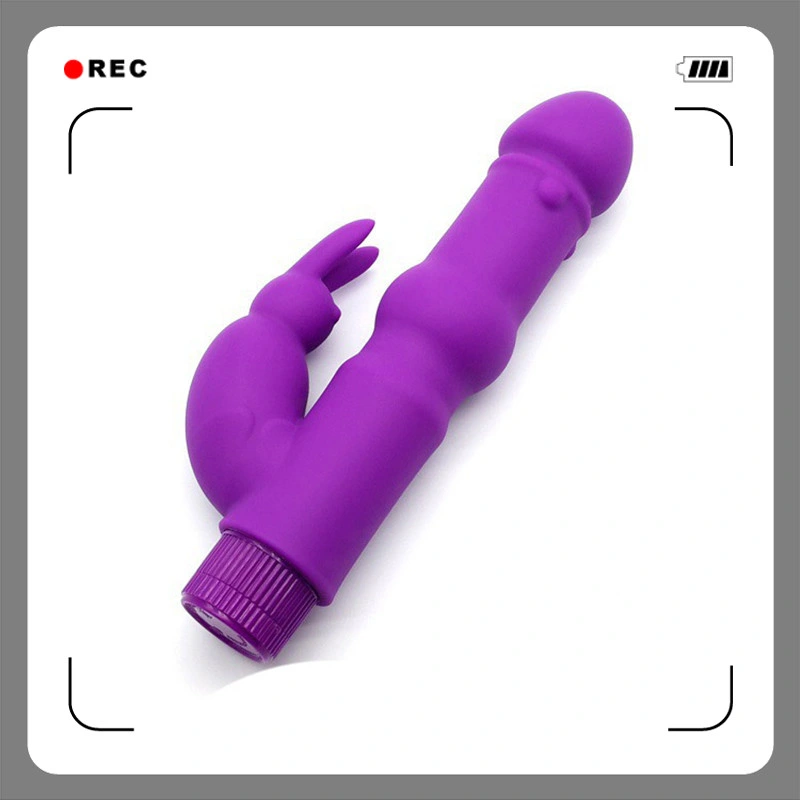 Dual Silcone Rabbit Vibrator Sex Toys for Women