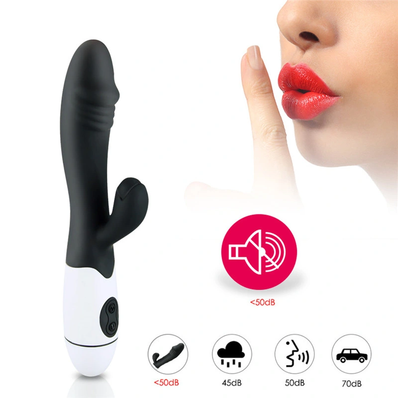 G Spot Dildo Rabbit Vibrator Double Stimulation Vibrators for Women Female Masturbator USB Sex Toys Vagina Orgasm Toys for Adult