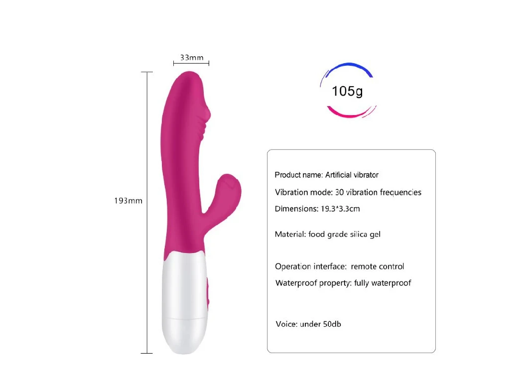 Cheap Sex Toy Vibrator 10 Mode Female Dual Motor Silicone Vibrating Pink Dildo Rabbit Vibrator