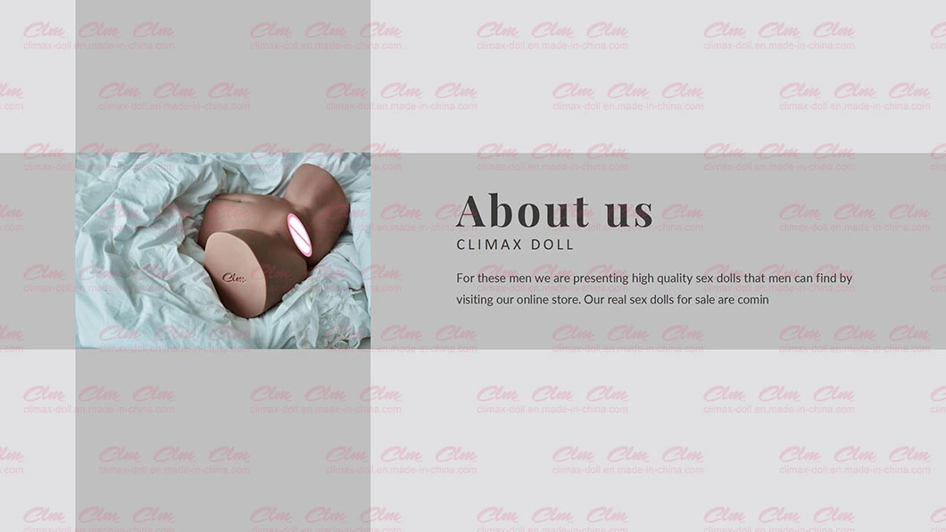 Clm (Climax Doll) Compact Wholesale Realistic Torso Vaginal Anal TPE Toy Realistic Sex Doll