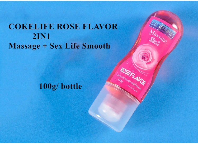 Multipurpose Personal Adult Product Fruit Flavored Water Based Glycerin Sex Lubricant for Making Love