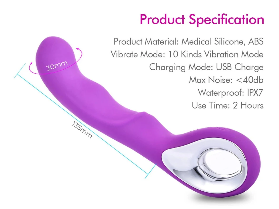 G Spot Dildo Vibrator Adult Sex Toys Silicone Female Penis