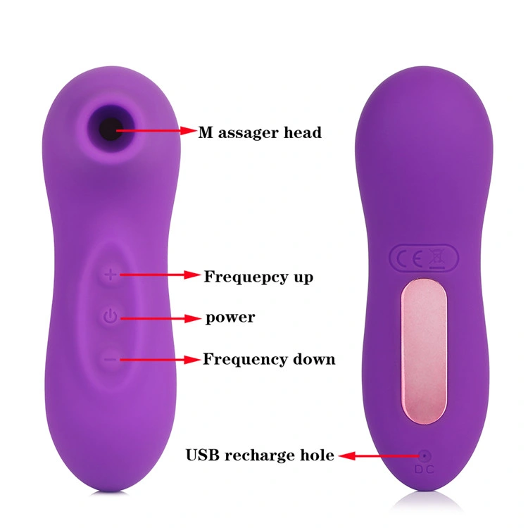 High Speed Sucking Wand Vibrator for Women Nipple Sucking Massager