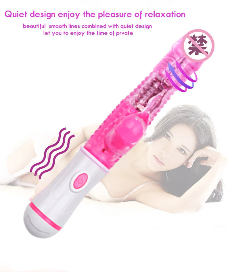Rotation Rabbit Vibrators Female Masturbator G Spot Vibrator Massager Women Adult Sex Toys