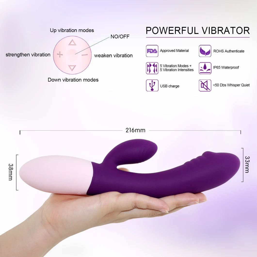 Y Love Vagina G Spot Vibrator Women Sex Toys Clitoris Rabbit Vibrator