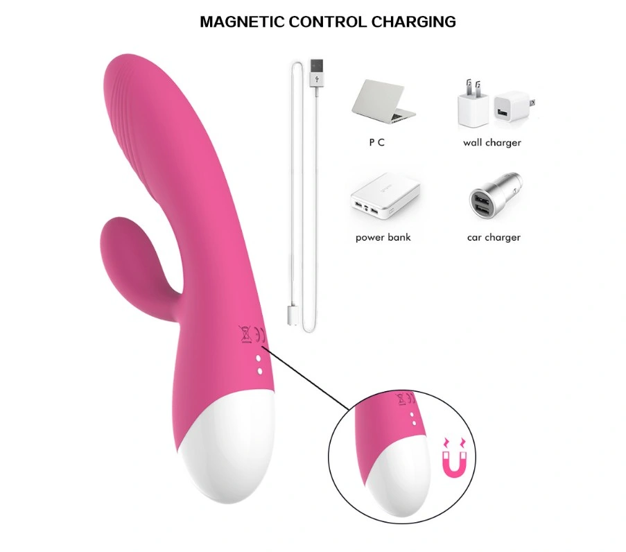 Female Body Massager Erotic Toys G-Spot Stimulator Rabbit Silicone Vibrator
