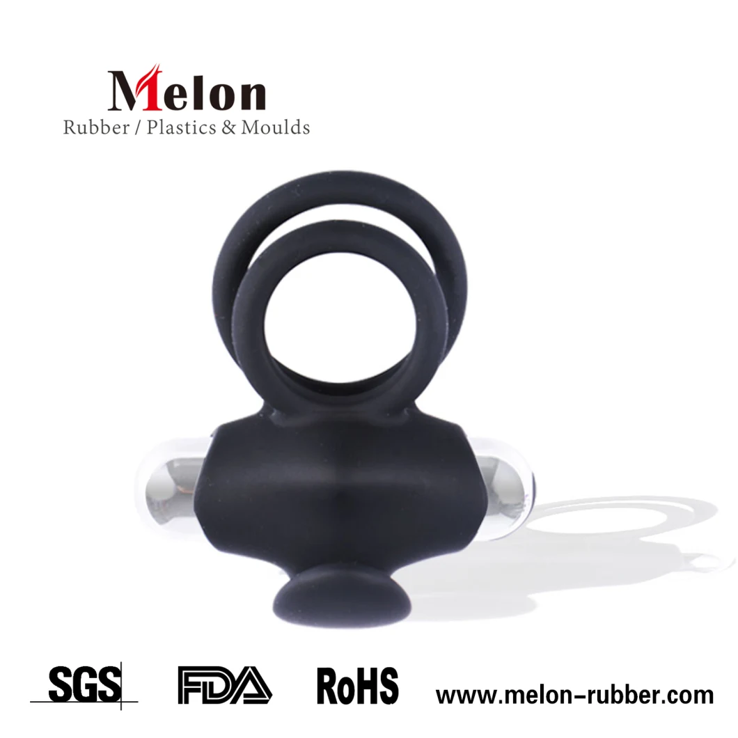 Amazon Silicone Adult Vibrating Cock Ring Sex Vibrator for Men Couple