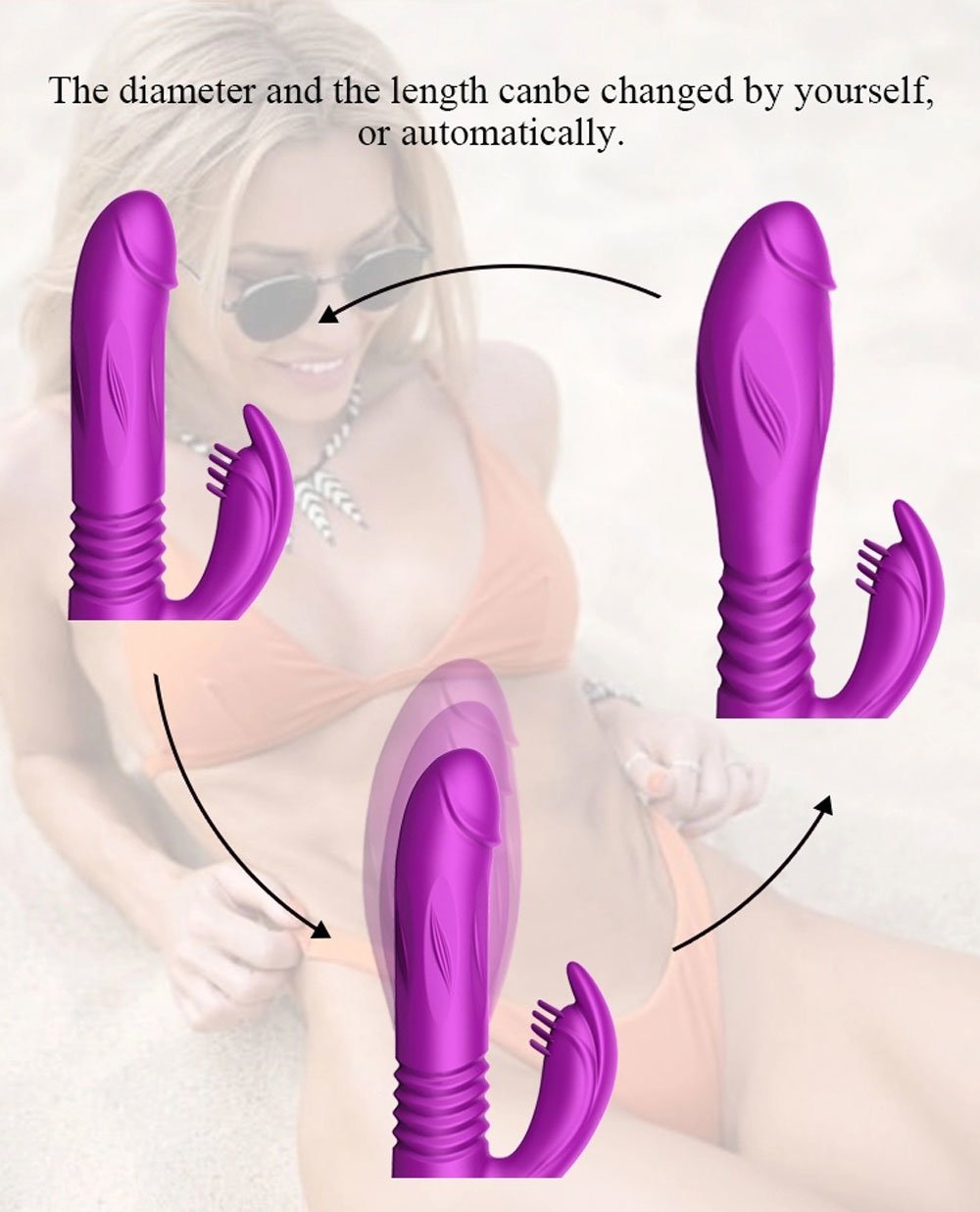 Amazon Best Seller G Spot Concrete Dildo Massager Sex Toys Women Vibrator