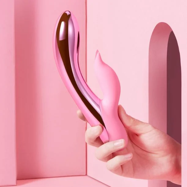 Fashionable Light up Rabbit Vibrator Medical Grade Silicone Women Erotic Clitoris Dildo Vibrator Adult Sex Toys