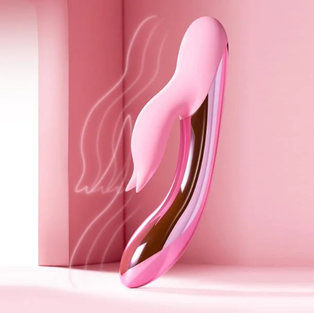 Fashionable Light up Rabbit Vibrator Medical Grade Silicone Women Erotic Clitoris Dildo Vibrator Adult Sex Toys