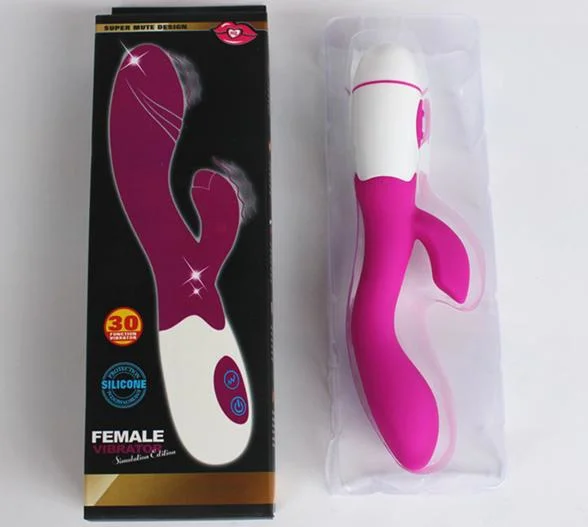 Cheap Sex Toy Vibrator 10 Mode Female Dual Motor Silicone Vibrating Pink Dildo Rabbit Vibrator
