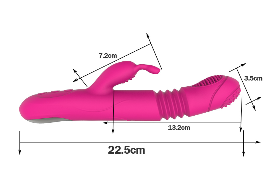 Best Sellers Heatable Rotation and Thrusting Female Vibrator Sex Toy