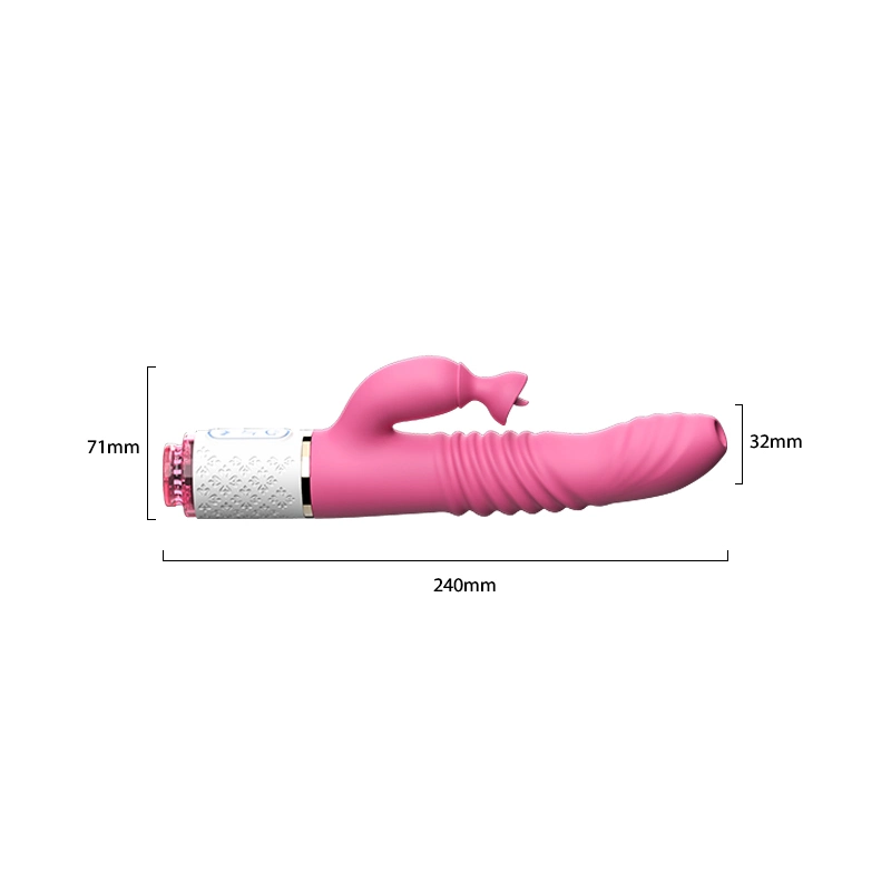 Silver Bullet Thrusting Women Wand Sex Girl Pussy Vibrator Toy