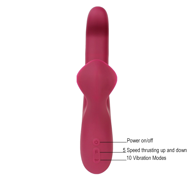 New Style Electric Female Insert Penis Thrusting G-Spot Vagina Dildo Rabbit Vibrator Adult Sex Toys