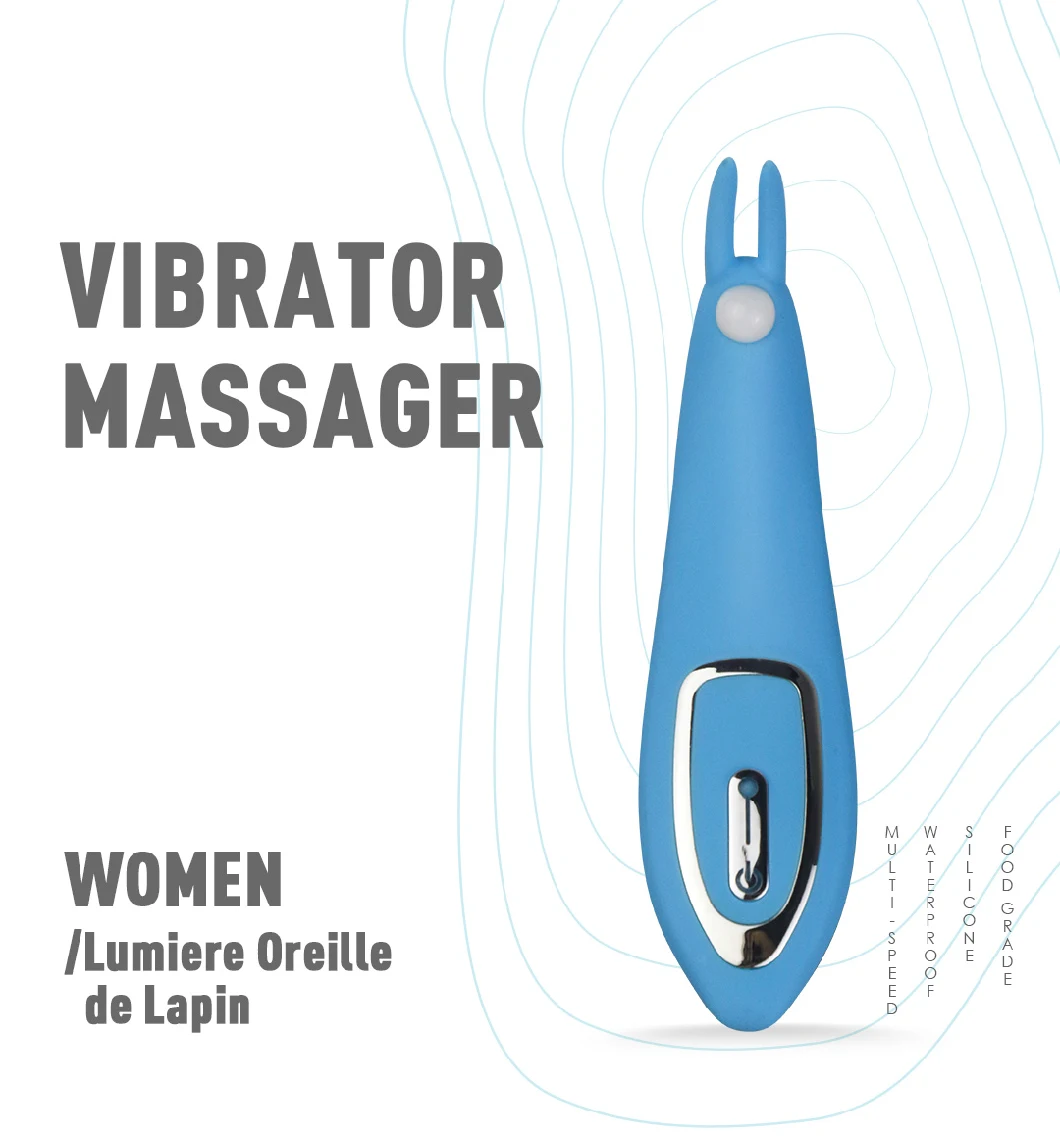 Wholesale Woman Electric Massager Hottest Using Adult Toys Rabbit Vibrators with Clit Vibrator