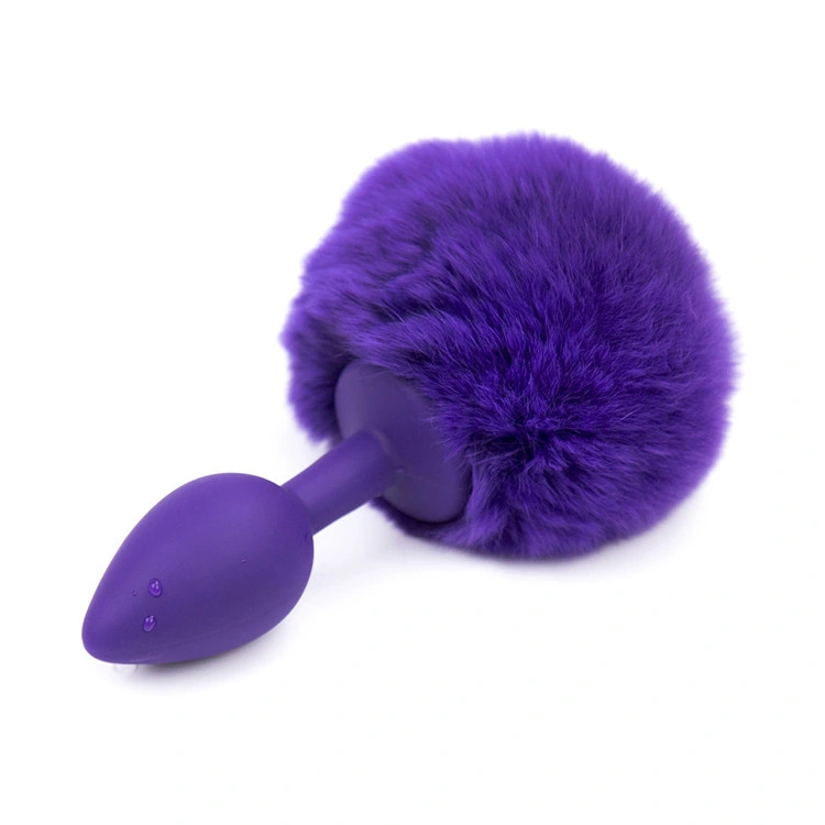 Anus Sex Toys for Women Couples Adult Products 9cm Rabbit Tail Silicone Anal Plug Ball