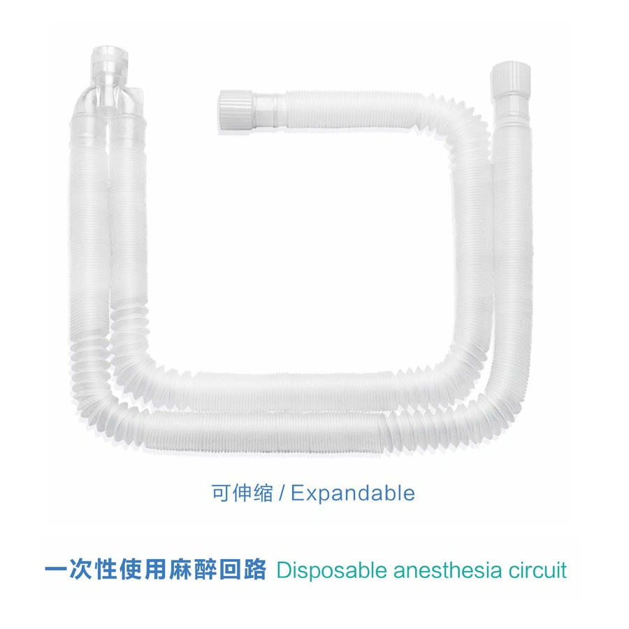 China Supplier Factory Price Adult Disposable Expandable Anesthesia Breathing Circuit