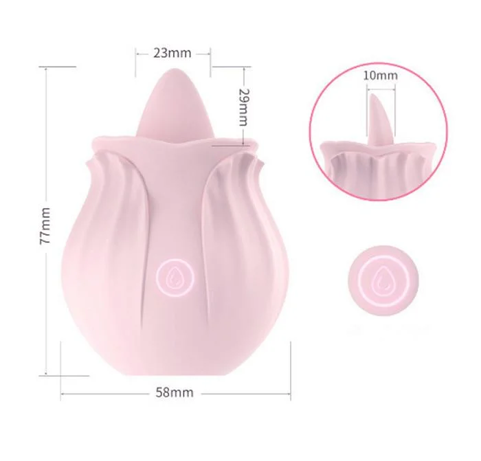 Hot Sale Waterproof Silicone Clit Sucking Vibrator Sex Toy Women Nipple Stimulator Clit Sucker Rose Vibrator